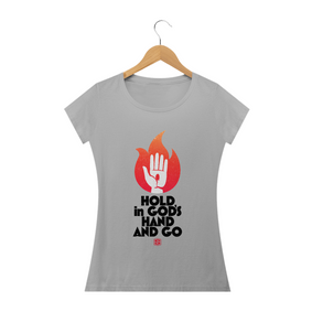 Nome do produto  Camiseta Baby Look God's Hand