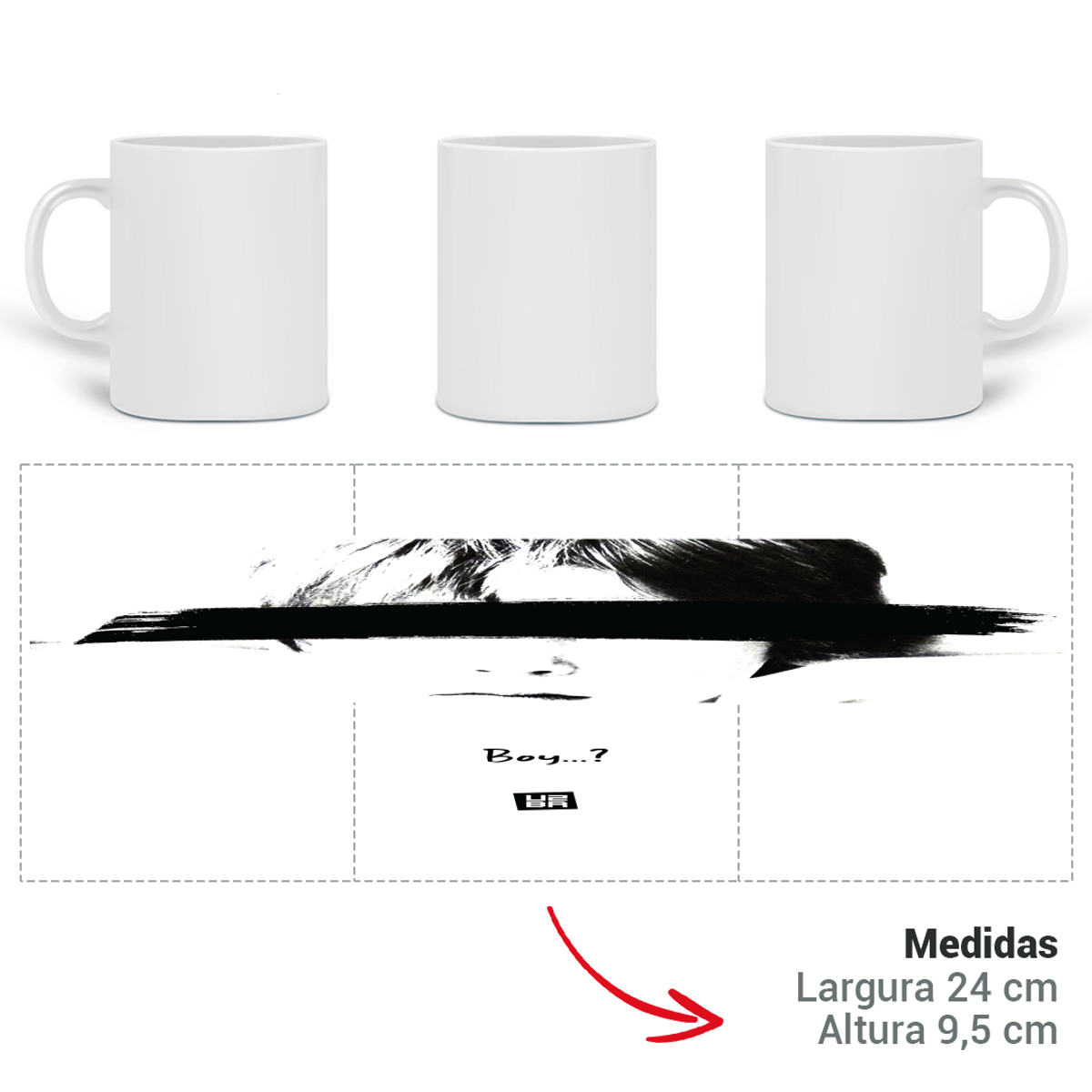 Nome do produtoCaneca U2 - Boy