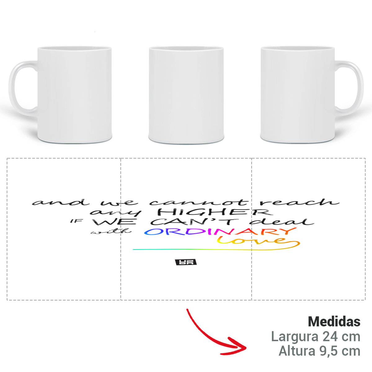 Nome do produto: Caneca U2 - Ordinary Love