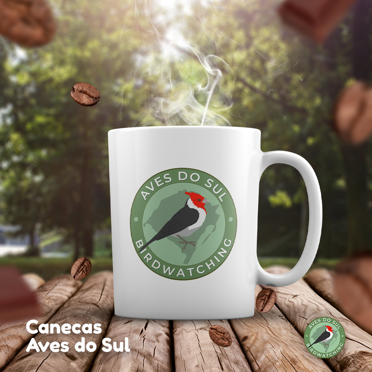 Nome do produto: Caneca - Aves do Sul