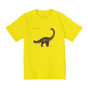 Nome do produto  Camiseta Infantil Titanossauro
