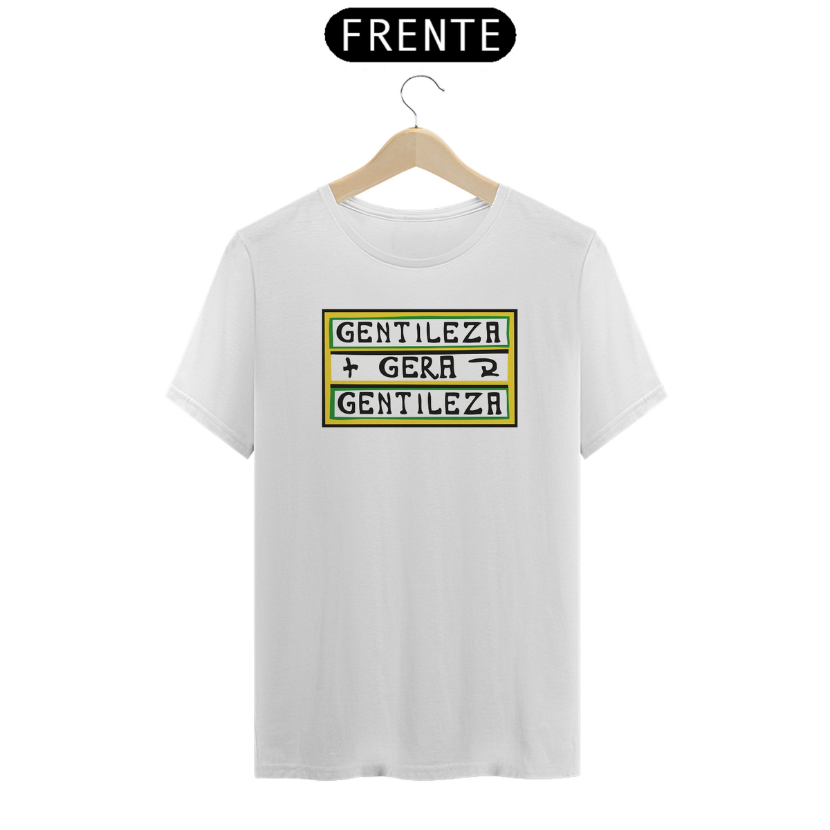 Nome do produtoGentileza gera gentileza / T-Shirt Prime Masculina Branca 