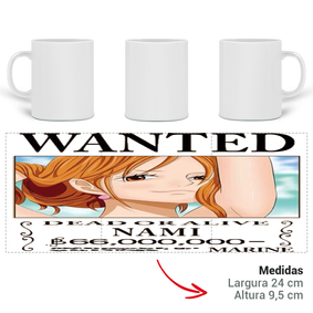 Caneca Nami Wanted