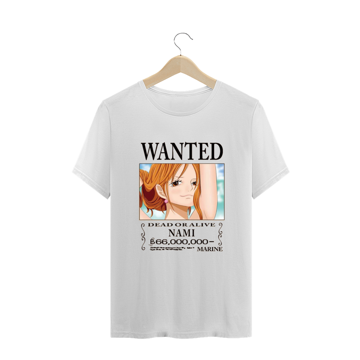 Nome do produtoCamisa Wanted Nami (Unissex)