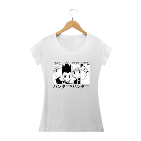 Camisa Hunter x Hunter Versão Mangá BRANCA (Feminina)