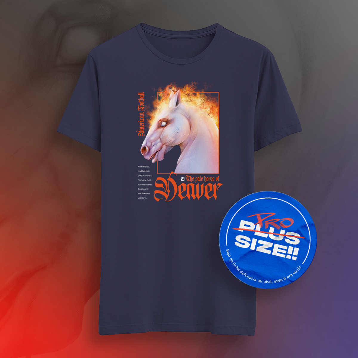 Nome do produto: Denver - Fire Horse (Plus size)
