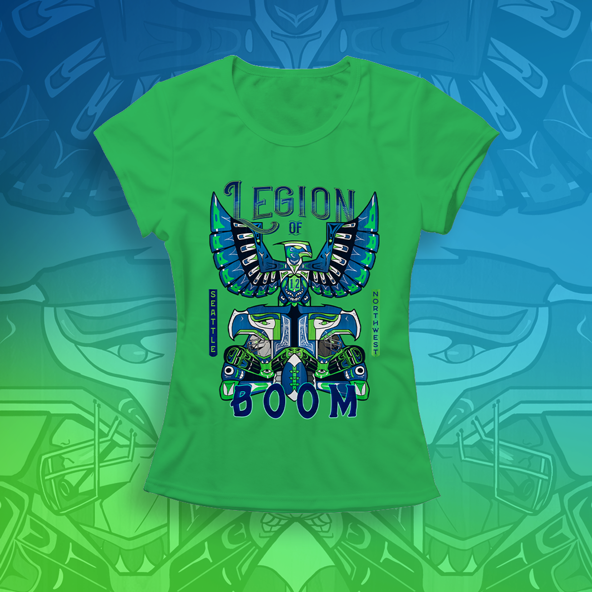 Nome do produto: Seattle - Totem Legion of Boom (baby long)