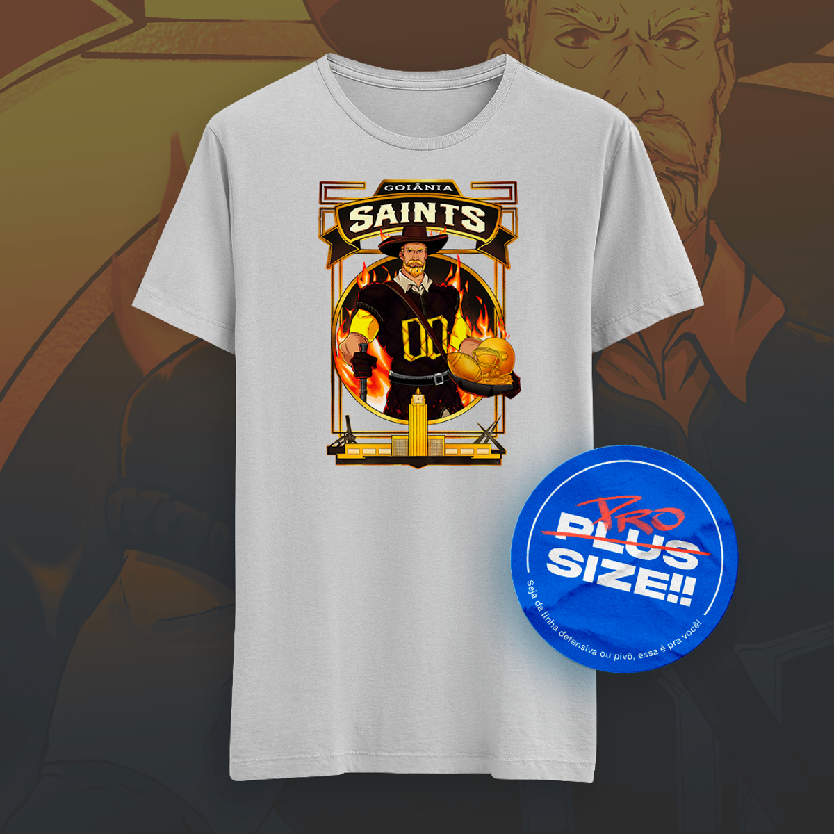 Nome do produto: Goiânia Saints FA (Plus Size)