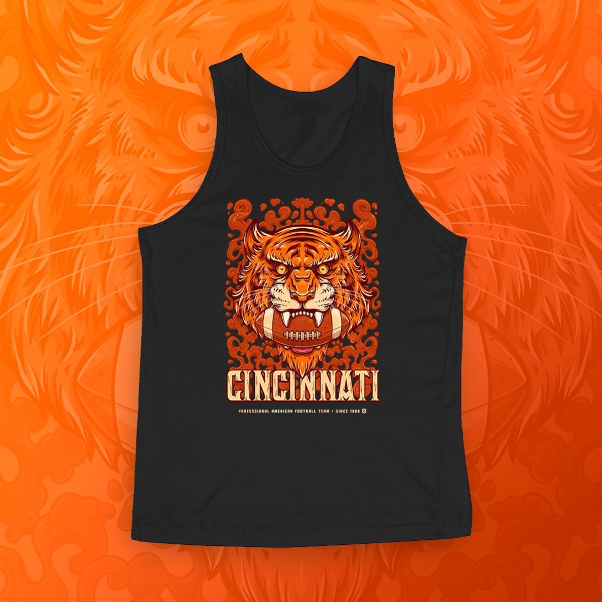 Nome do produto: Cincinnati - Tigre de bengala (regata)