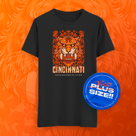 Cincinnati - Tigre de bengala (Plus size)