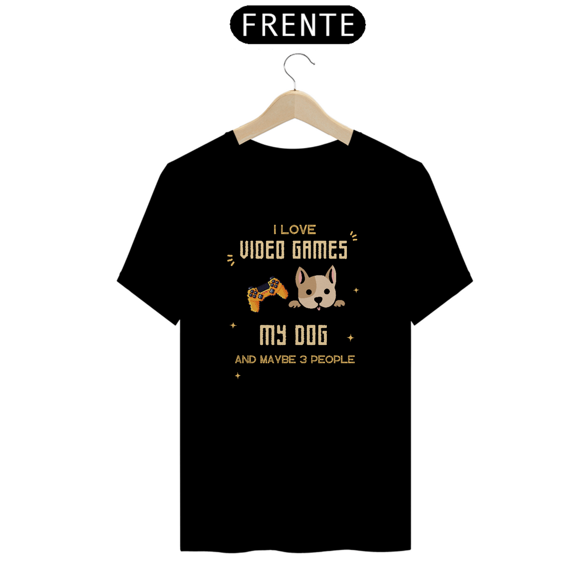 Nome do produto: Camiseta games and dog