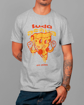 Camiseta Em Pizza