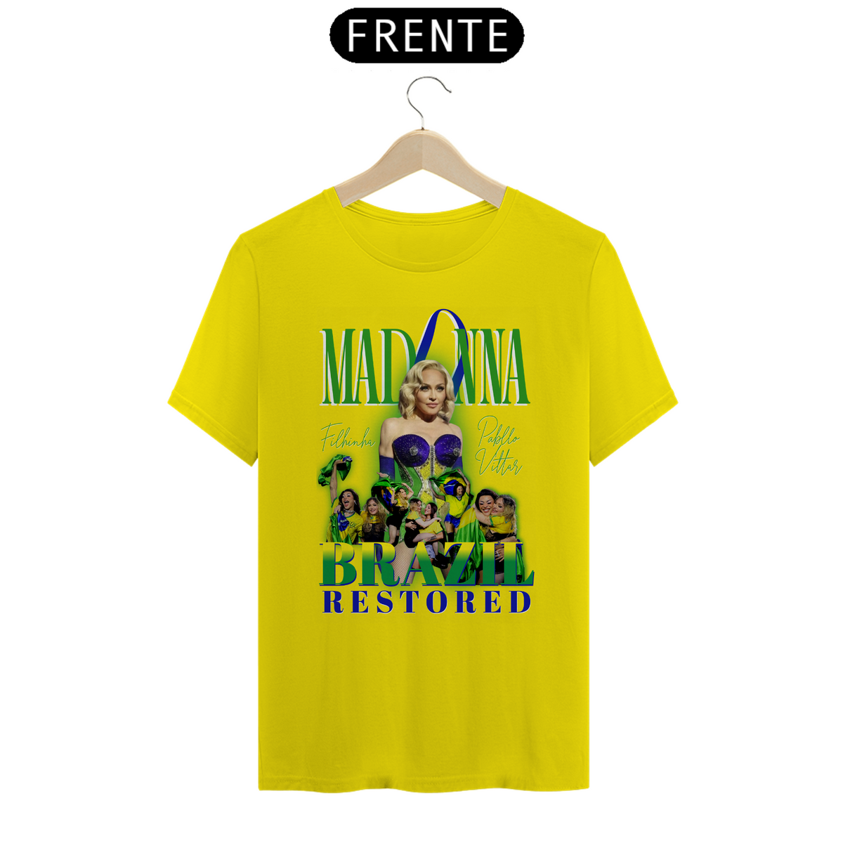 Nome do produto: Camiseta Madonna - Brazil Restored Pabllo Vittar