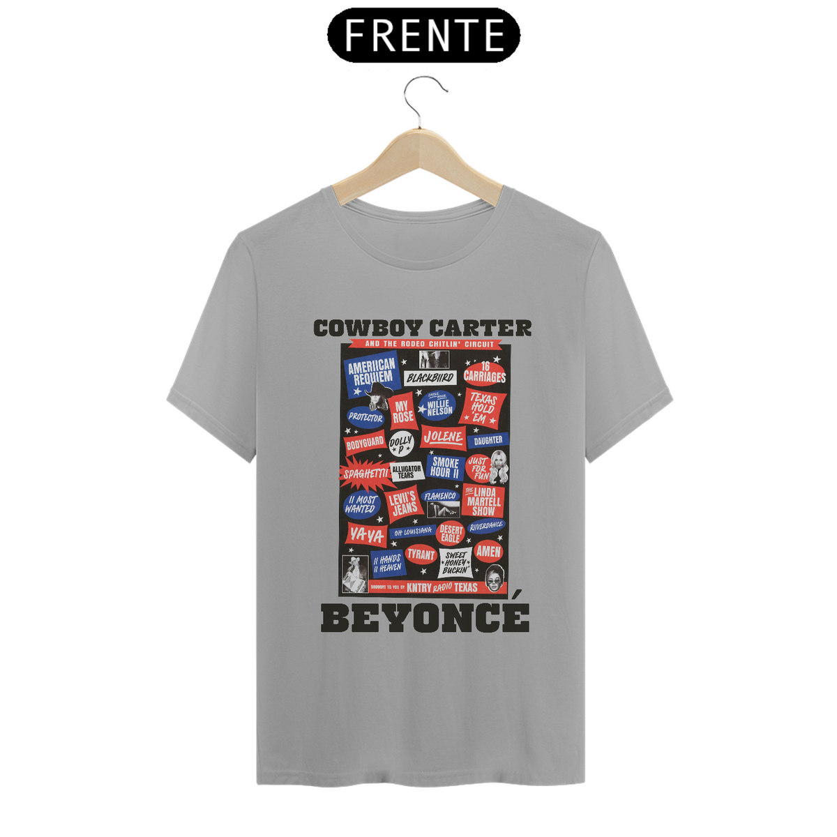 Nome do produto: Camiseta Beyoncé - Cowboy Carter Songs