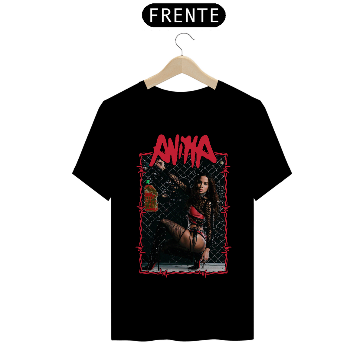 Nome do produto: Camiseta Anitta - Funk Generation Red
