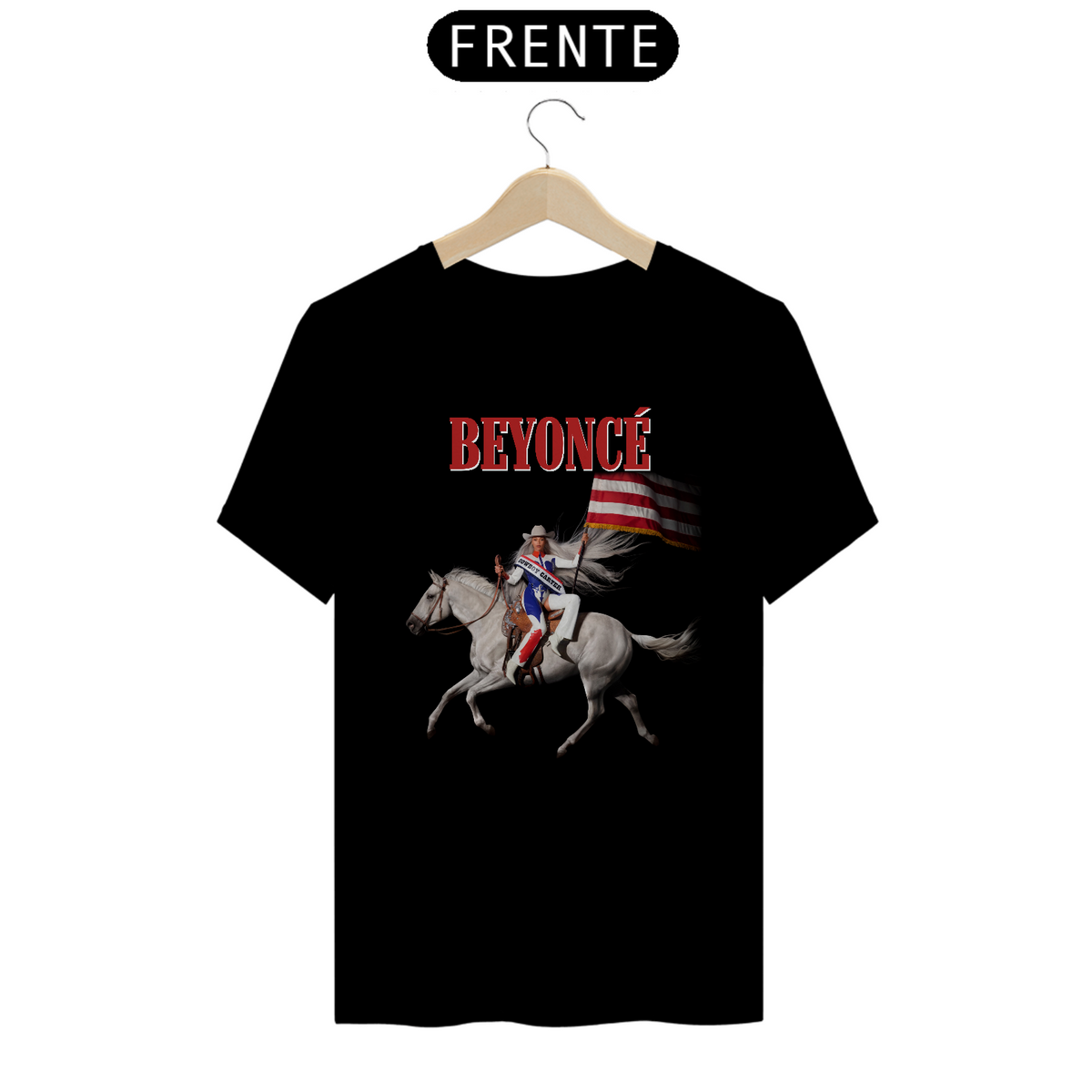 Nome do produto: Camiseta Beyoncé - Cowboy Carter Cover Horse
