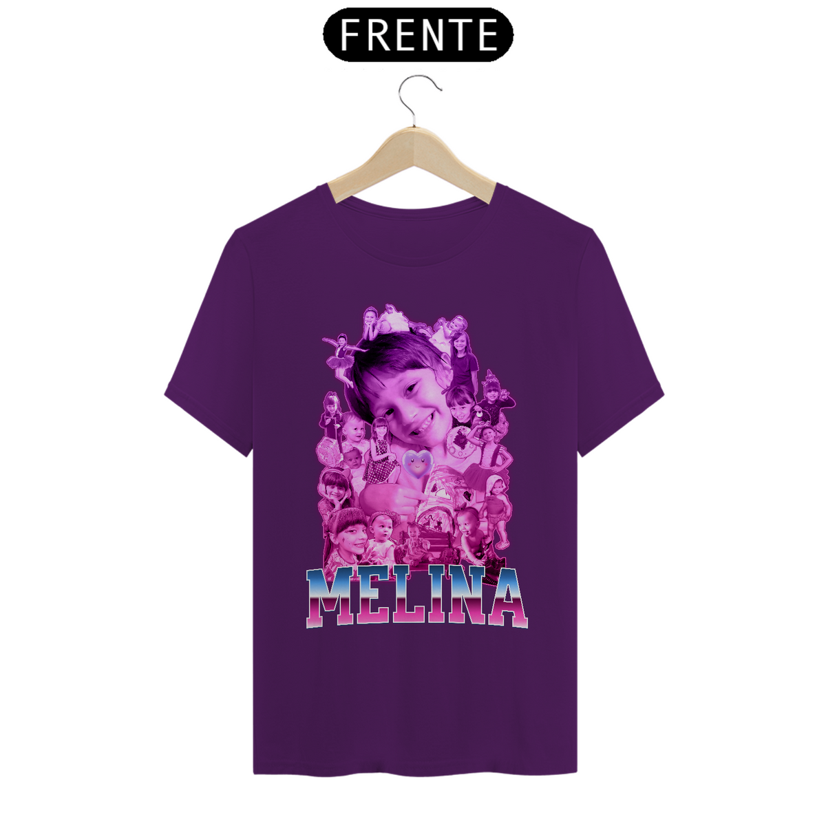 Nome do produto: Camiseta Melina - Pink Heart