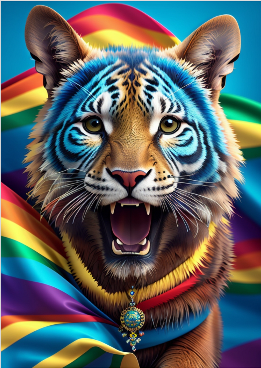 Nome do produto: Tigre do Amor / Poster