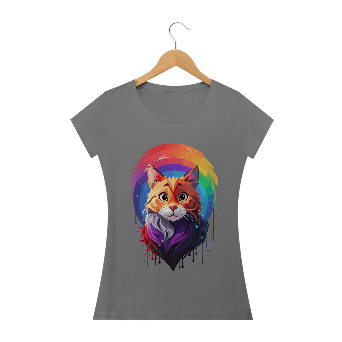 Nome do produto: Camiseta gatinho