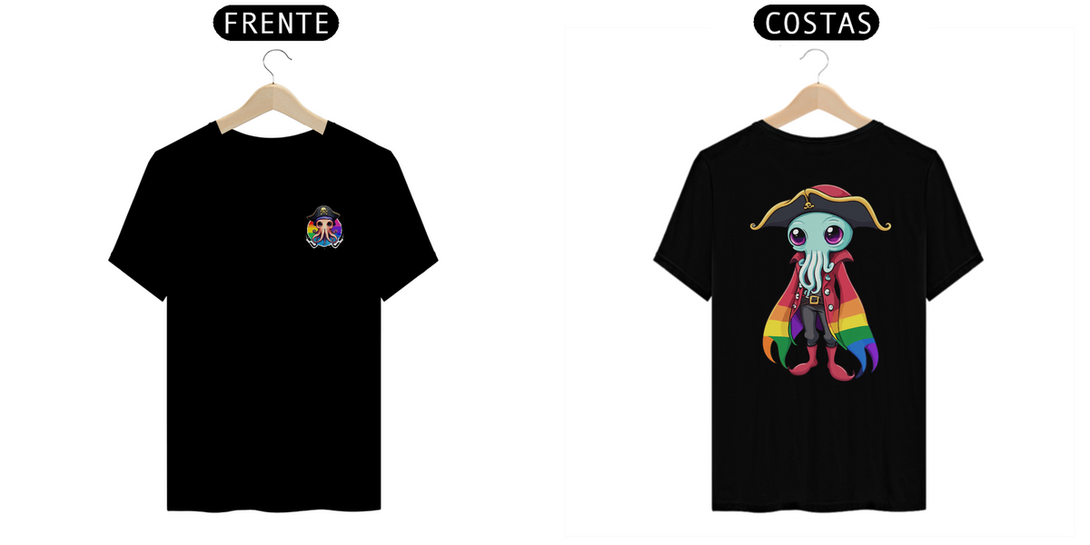 Nome do produto: Tentáculo Queer / T-shirt Quality 