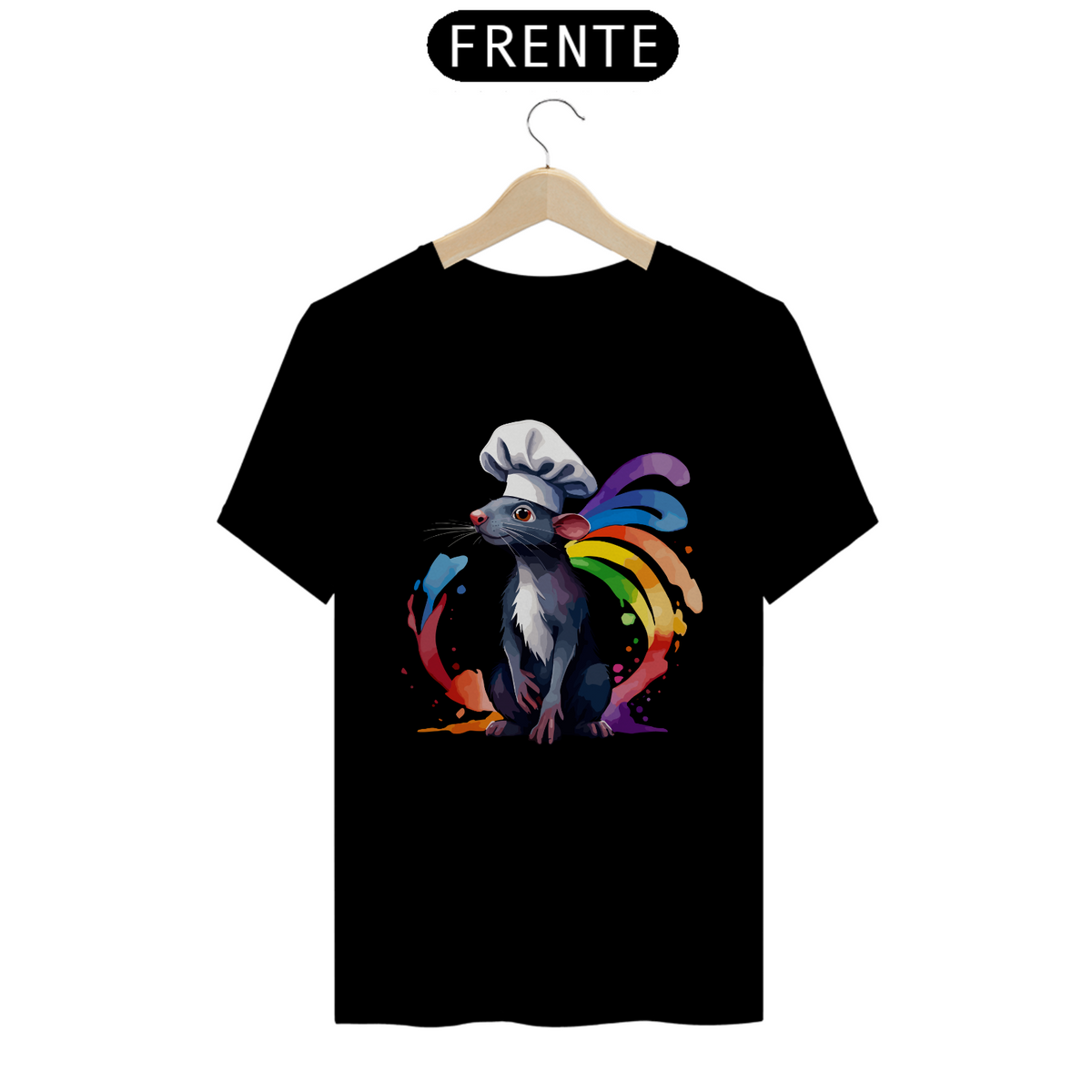 Nome do produto: Ratatouille Rainbow / T-shirt Quality 