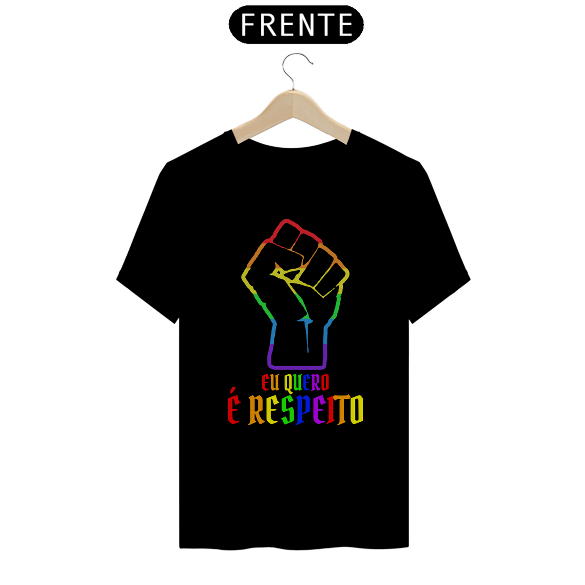 Nome do produto: Respeito LGBT / T-shirt Quality 