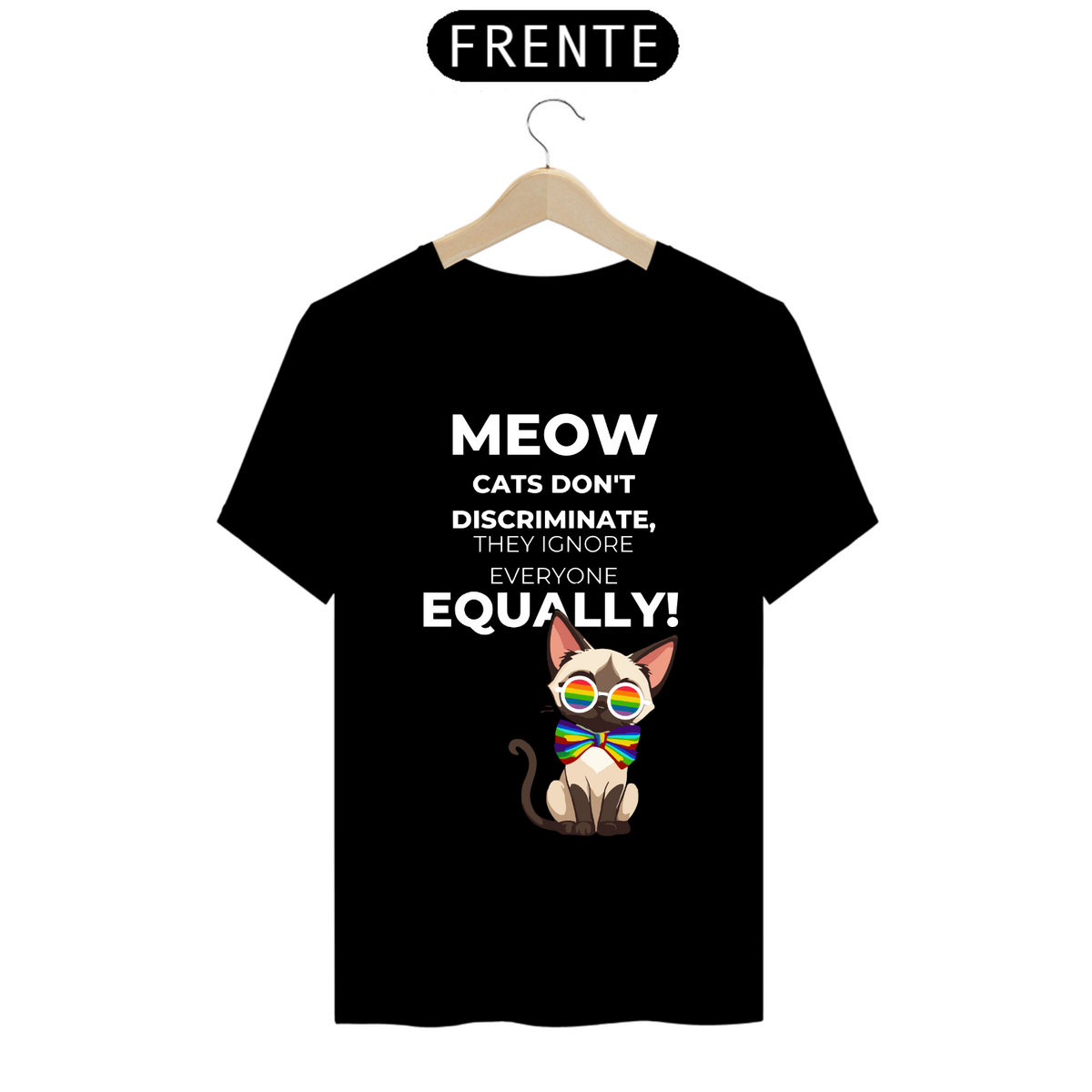 Nome do produto: Meow Equally / T-shirt Prime 