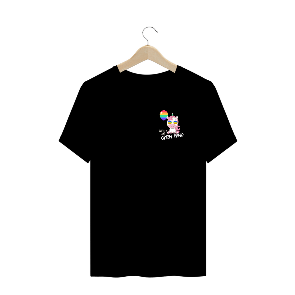 Nome do produto: Open Mind - Minimalista / T-shirt Plus Size 