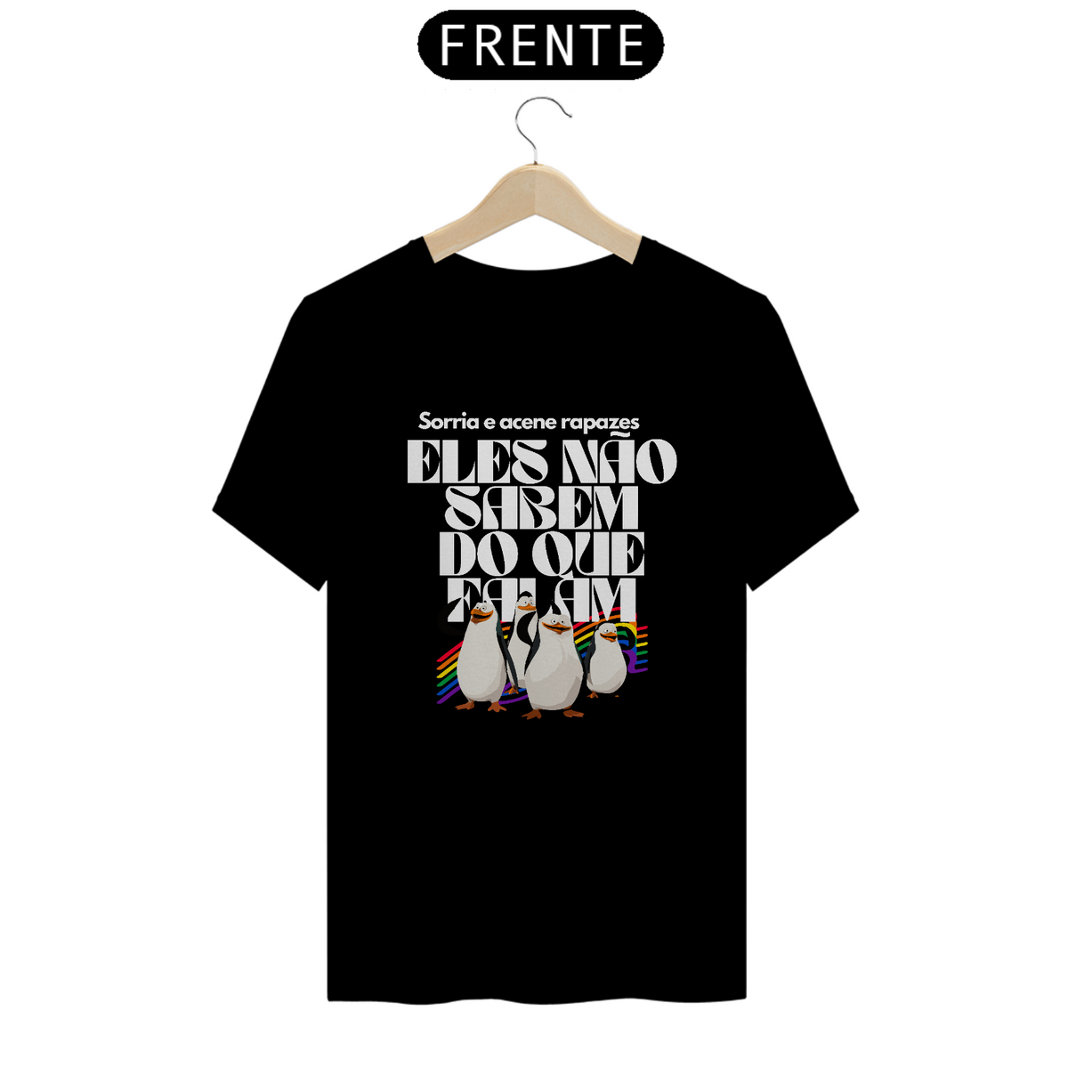 Nome do produto: Sorrie e acenem / T-shirt Prime 