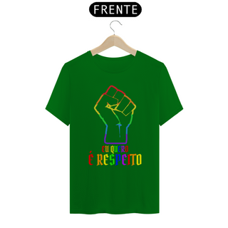 Nome do produtoRespeito LGBT / T-shirt Quality 