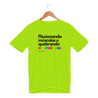 Nome do produtoFlexionando a Mudança/ Camiseta Sport Dry UV