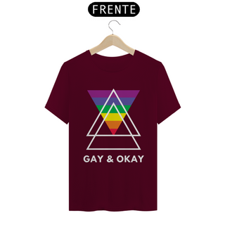 Nome do produtoGay e Okay / T-shirt Quality 