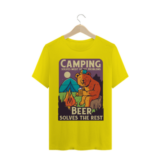 Camiseta Masculina Camping & Beer 