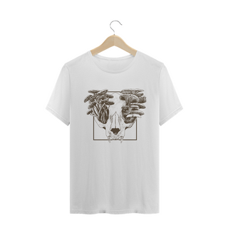 Camiseta Masculina Caveira & Cogumelos