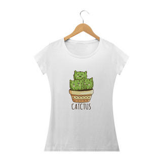 Camiseta Feminina Babylong Catctus
