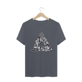 Camiseta Masculina Mundo dos Cogumelos