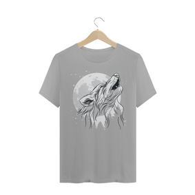 Camiseta Masculina Lobo ao Luar