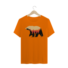 Camiseta Masculina Urso na Natureza