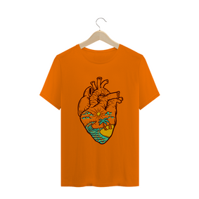 Camiseta Masculina Coração & Natureza 