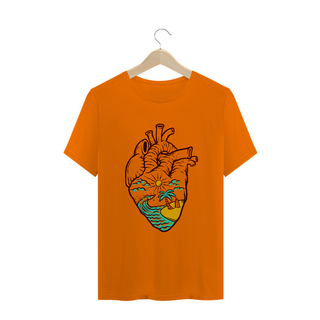 Camiseta Masculina Coração & Natureza 