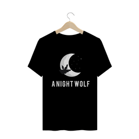 Camiseta Masculina A Night Wolf 