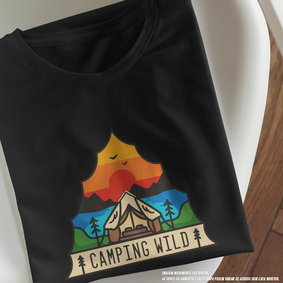 Camiseta Masculina Camping Wild