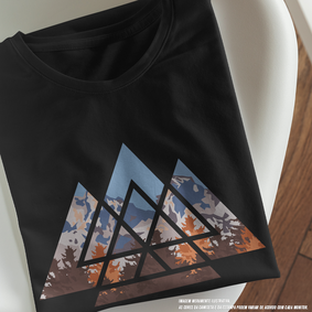 Camiseta Masculina Montanhas