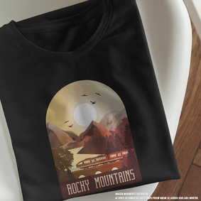 Camiseta Baby Long Feminina Rocky Mountains