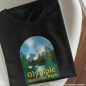 Camiseta Baby Long Feminina Olympic National Park