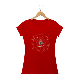 Camiseta Feminina Babylong Constelações 