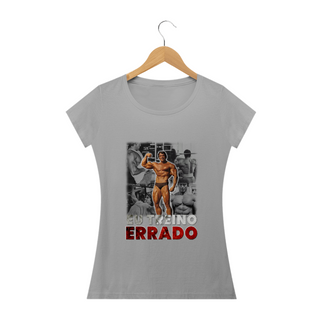 Nome do produtoCamiseta Eu Treino Errado - Baby Look