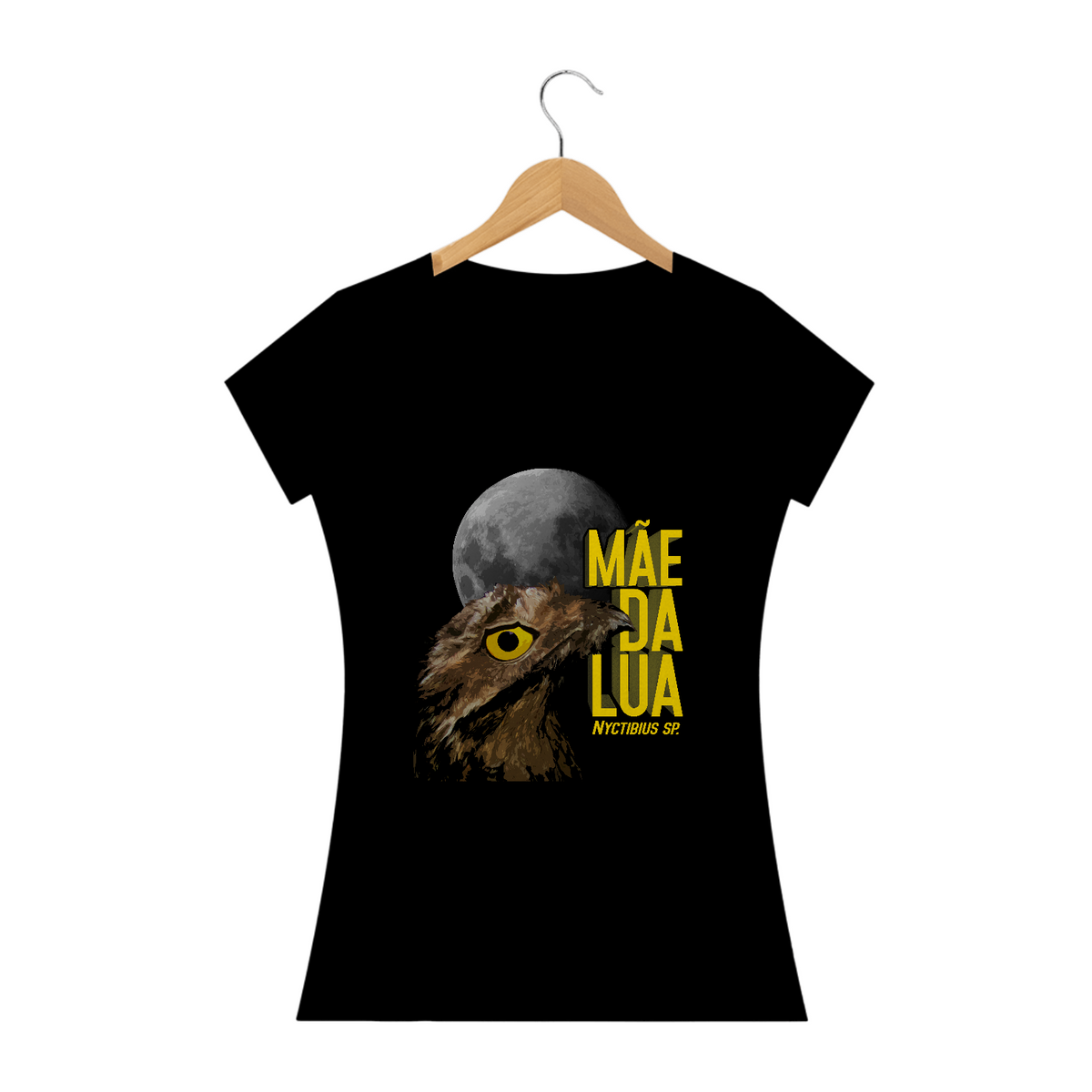 Nome do produto: Camiseta Mãe-da-lua (Urutau) Baby