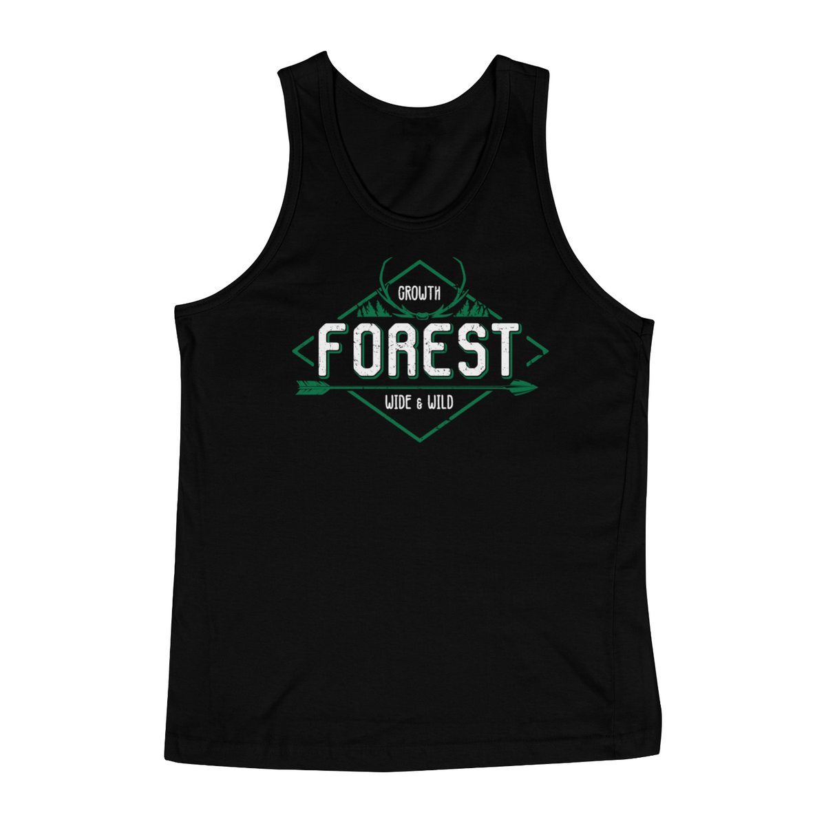 Nome do produto: Forest - Regata [Black]