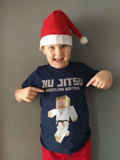 Camiseta Infantil Jiu-Jitsu Minecraft Cores